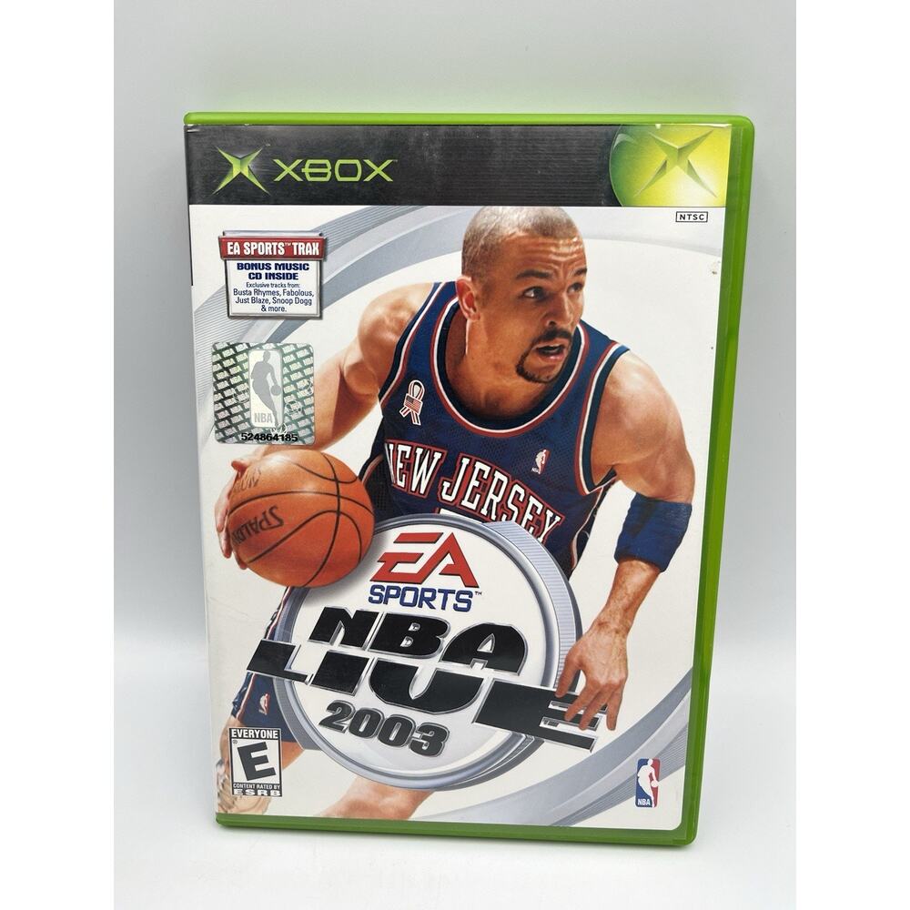 NBA Live 2003 (Microsoft Xbox, 2002) With Manual TESTED Complete With Soundtrack